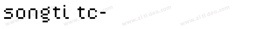 songti tc字体转换